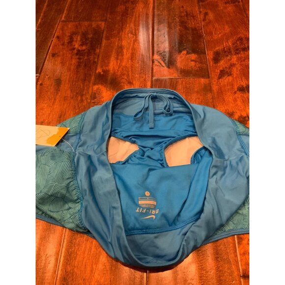 Nike Dri-Fit Blue Geometric Print Dri-Fit Running Shorts, Size Large - Picture 5 of 5